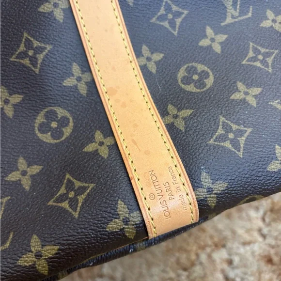 Authentic Louis Vuitton Brown Monogram Keepall Duffel Bag Final price! - Picture 9 of 15